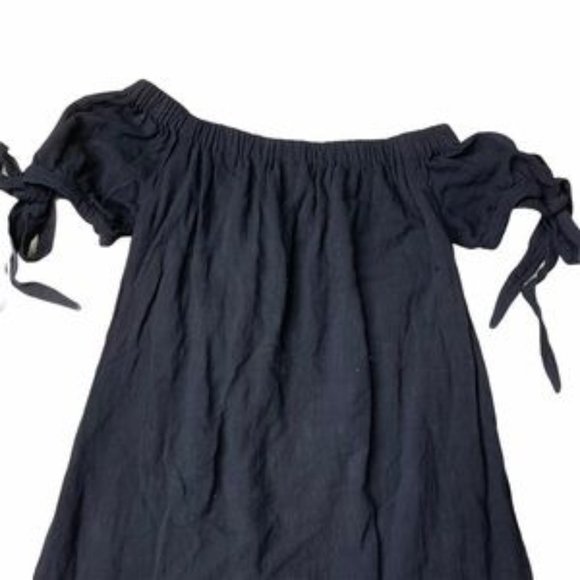 Lulu's Black Off the Shoulder Mini Dress S - Picture 8 of 8